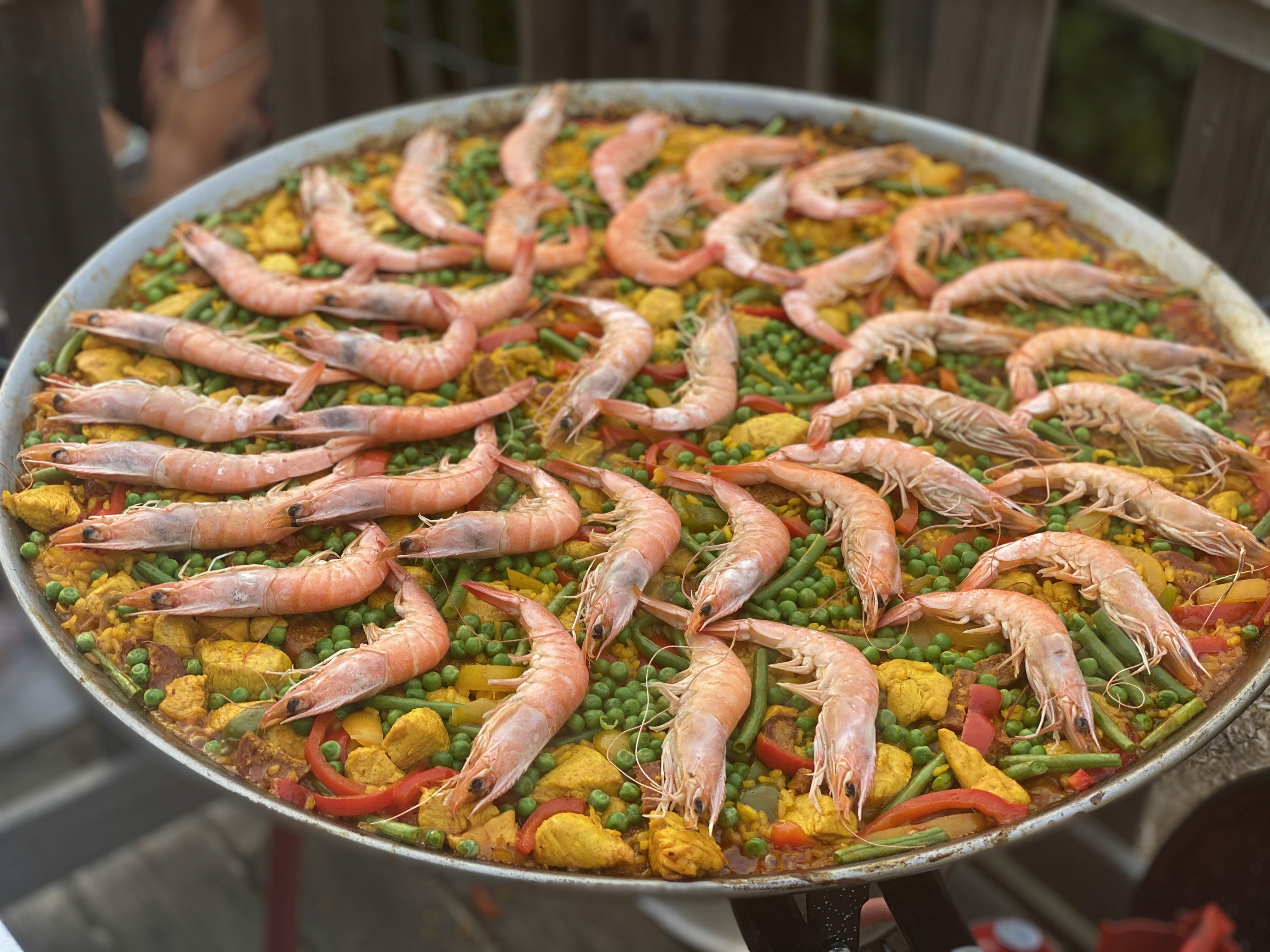 Sea food Paella for an event