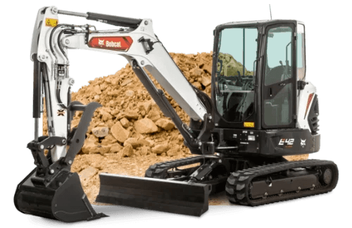 Excavator in muddy terrain – Expert excavation and site preparation services in Molalla and Oregon by Diversified Contractors