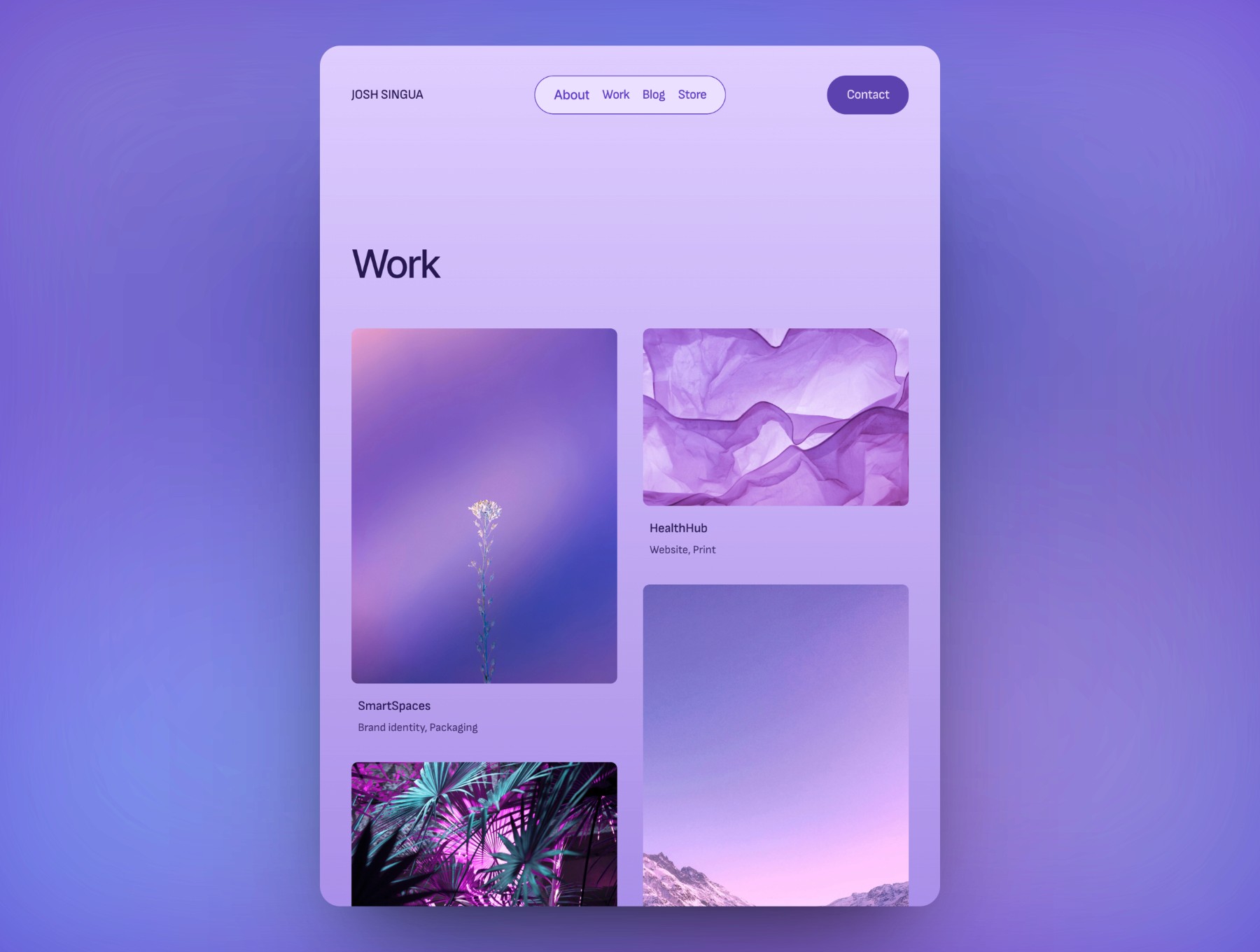 work/ portofilo section modern ui 