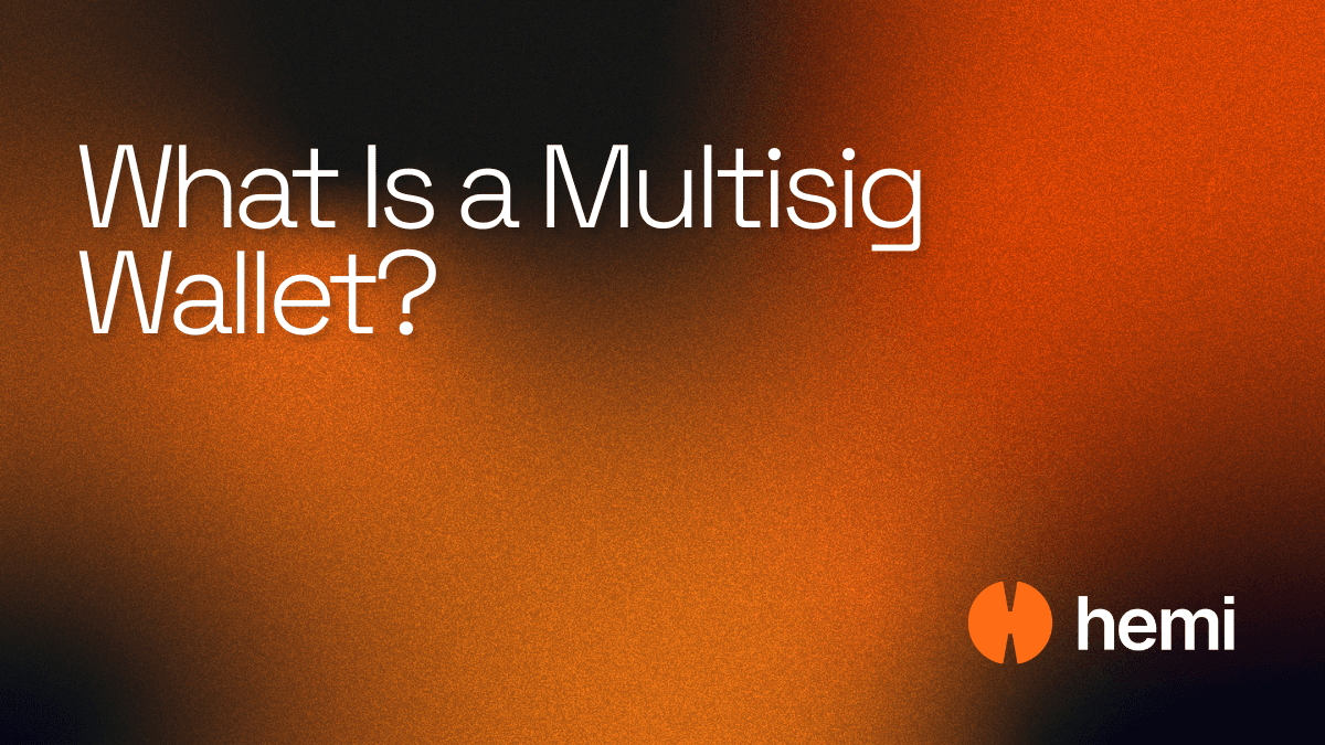 What Is a Multisig Wallet? - Hemi