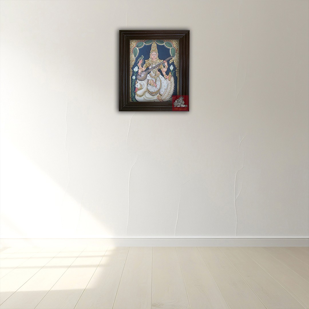 Saraswati Tanjore Painting