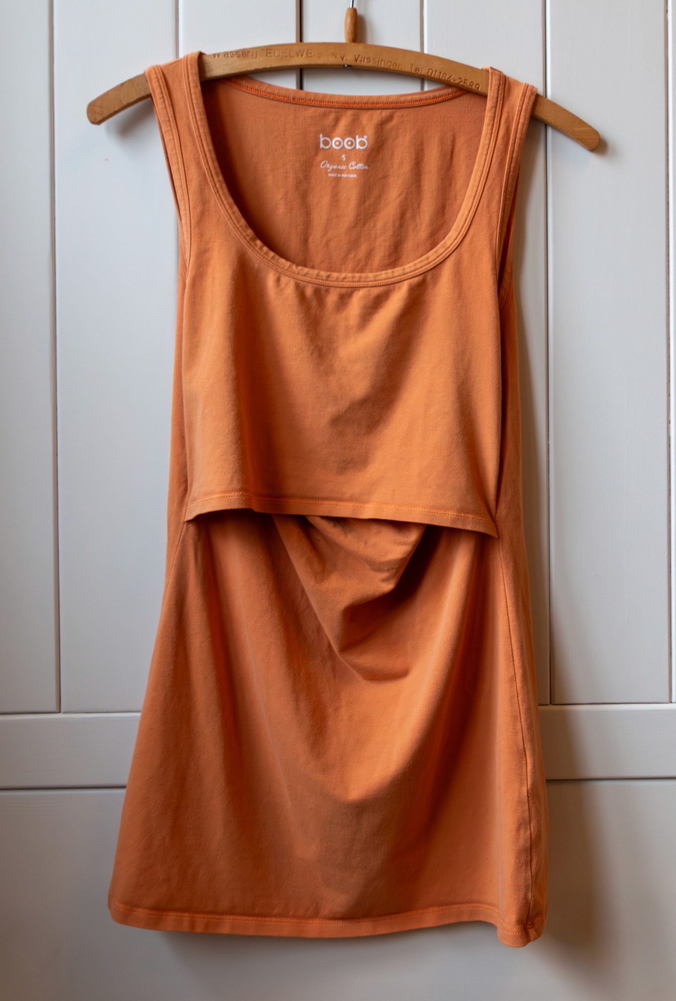 Borstvoedingstop op hanger, Oranje, maat S