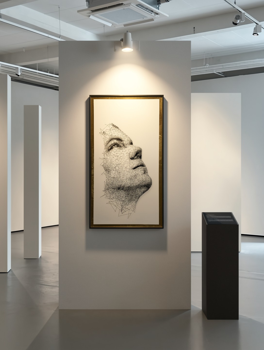 Featured nail and thread artwork by Daan Haanappel