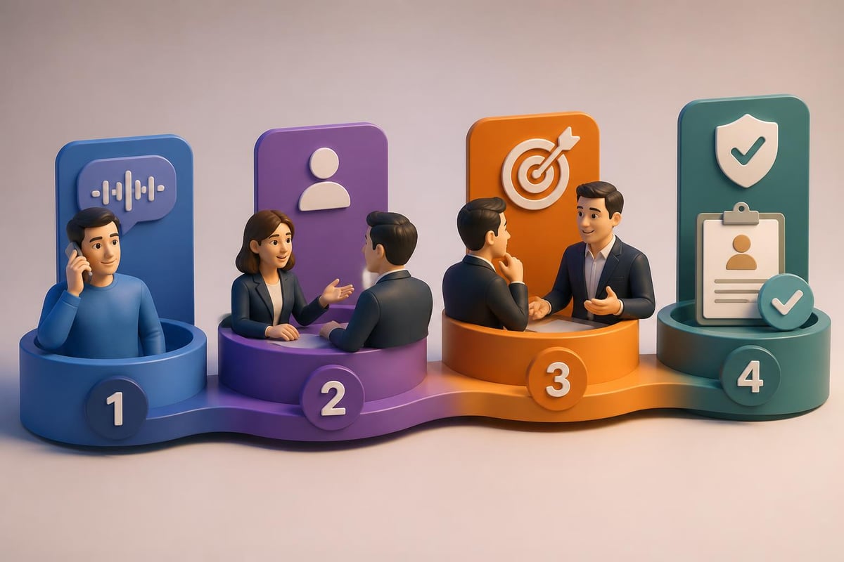 Sales skills assessment process
