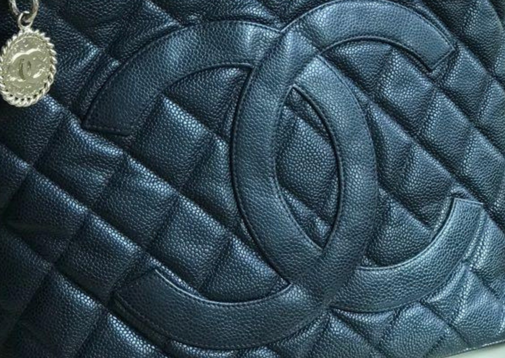 Authentic, real, Pre-loved Chanel Medallion Tote, designer luxury bags