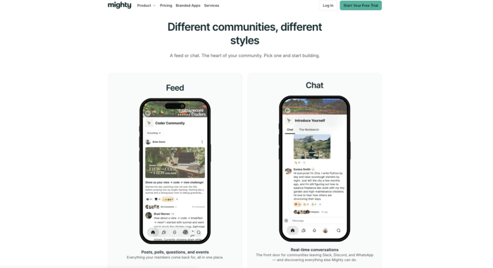 mighty networks community