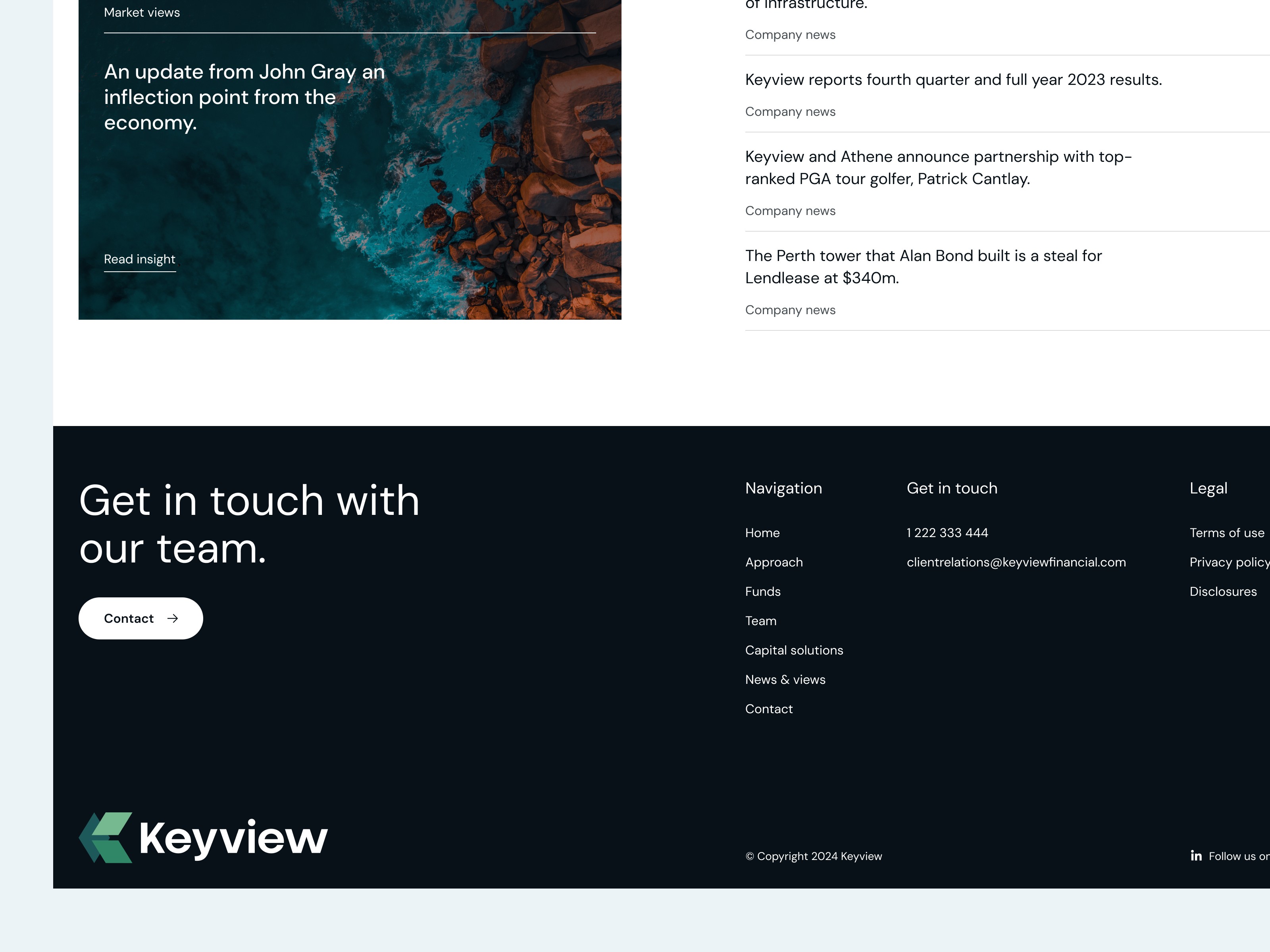 Keyview Financial website design fintech webdesign australia