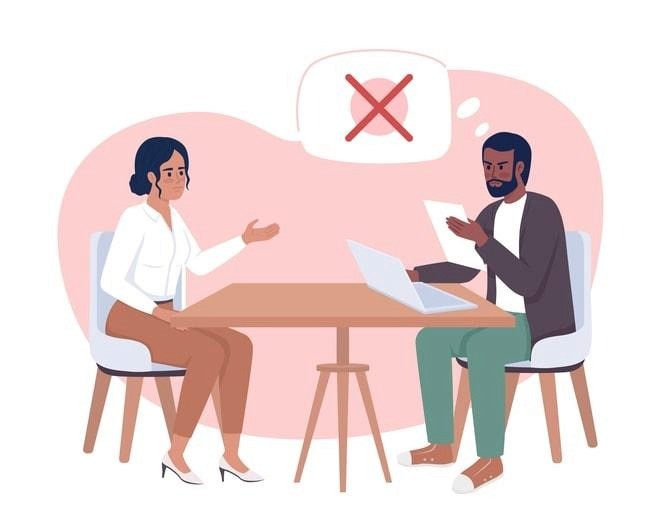 A technical candidate stands confidently at a whiteboard, presenting a code solution during a job interview, while maintaining eye contact with the interviewer. The candidate uses clear body language and gestures to explain their thought process, embodying great interview tips for a successful interview.