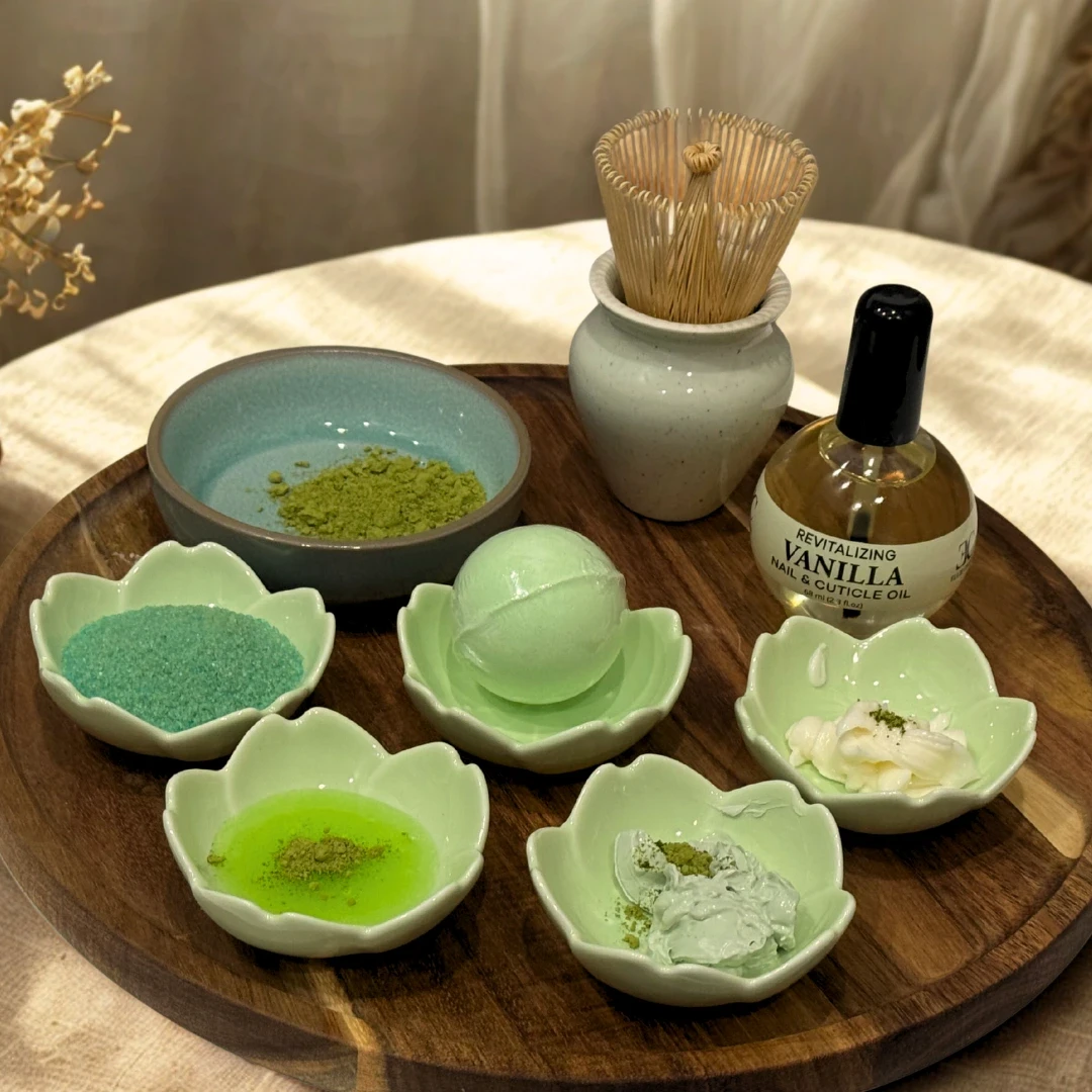 picture of a pedicure session products