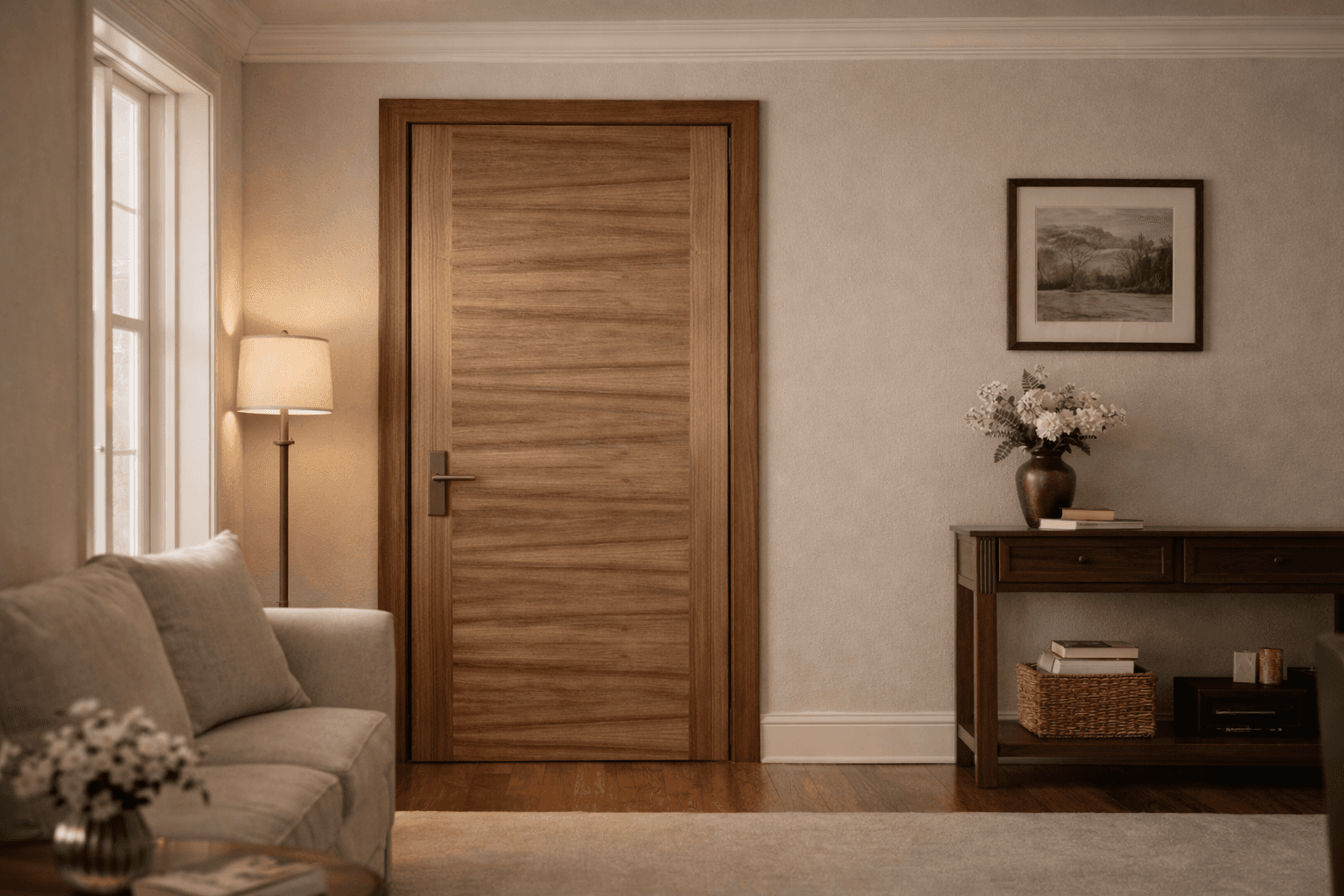 puerta a medida hecha a mano