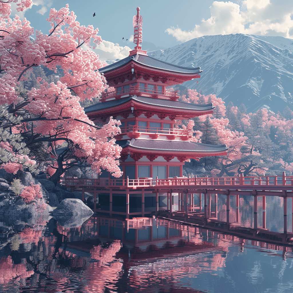 A Pink Japanese House