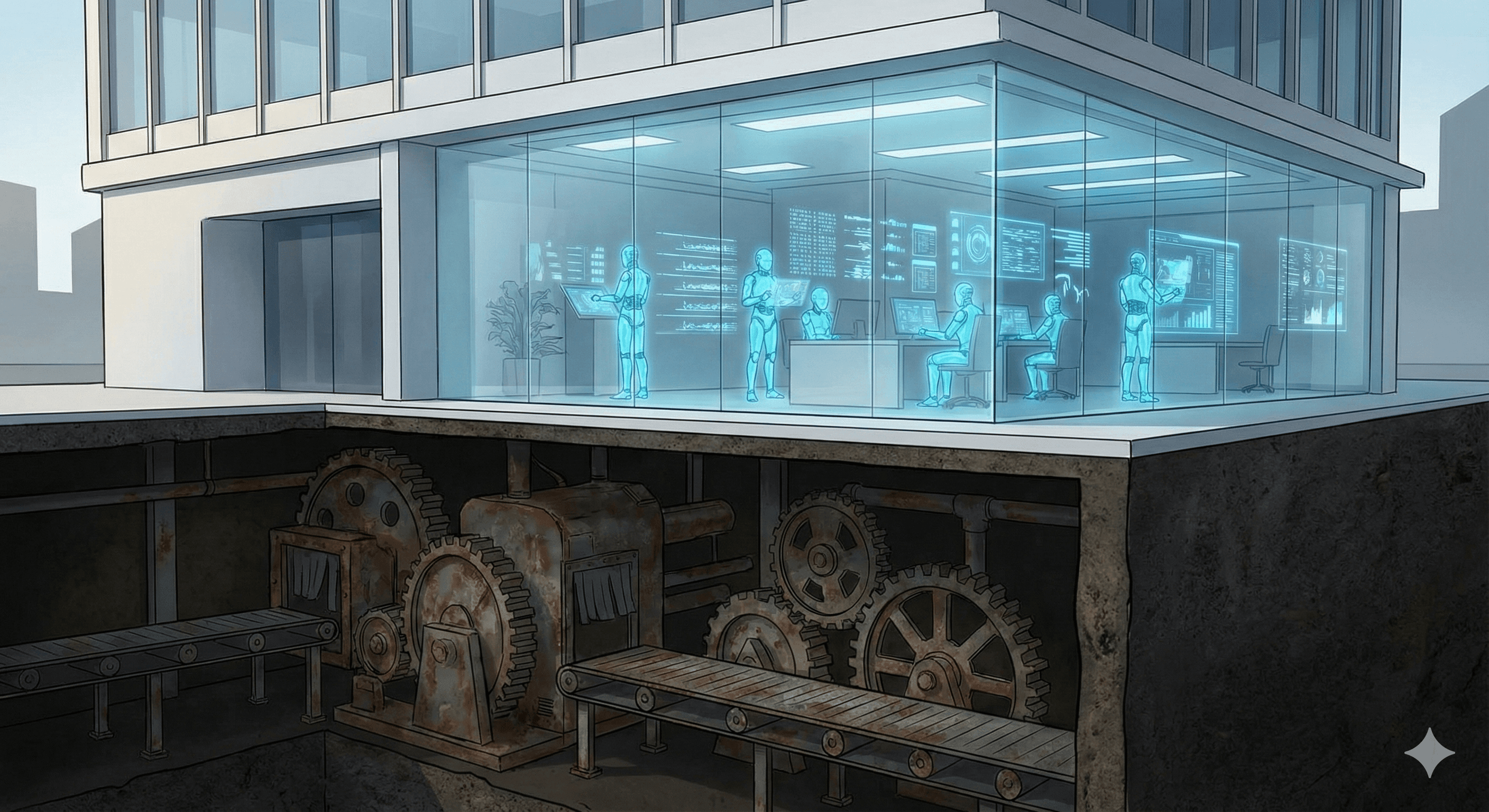 Automatisation des processus d'entreprise gérée par un ai assistant intelligent.