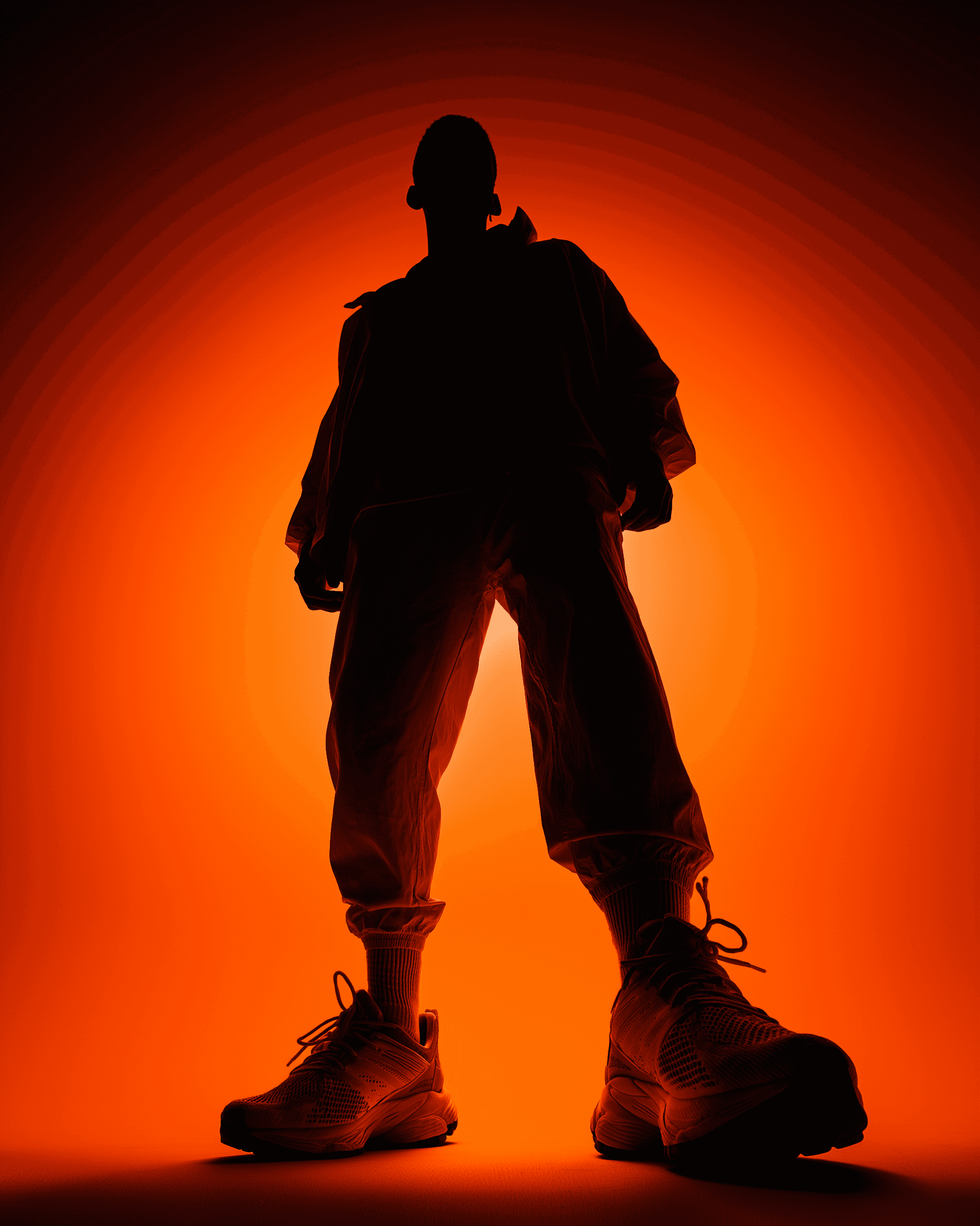 persons feet on sprint track