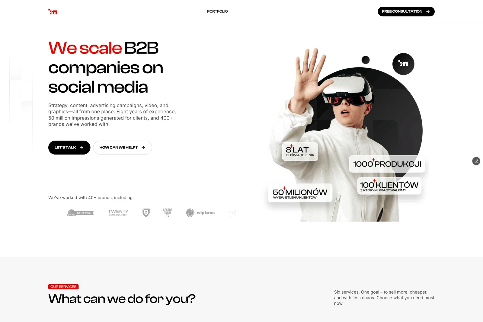 inBokeh Media creative agency website