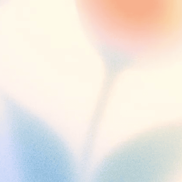 Abstract soft gradient blending warm and cool tones, evoking balance and calm in small dog care