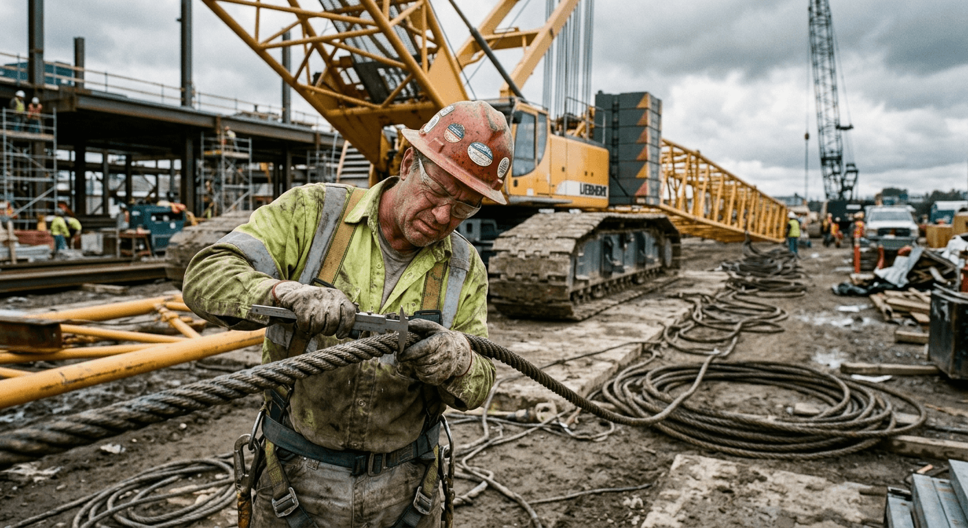 Vision² is the first AI-powered inspection system that tells you exactly where your rope stands before it ever leaves the truck.