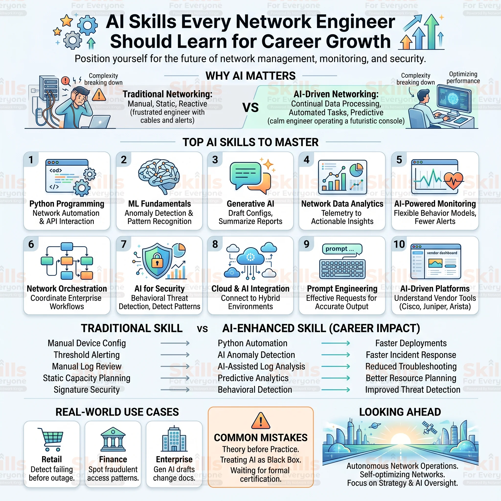 AI Skills Every Network Engineer Should Learn for Career Growth