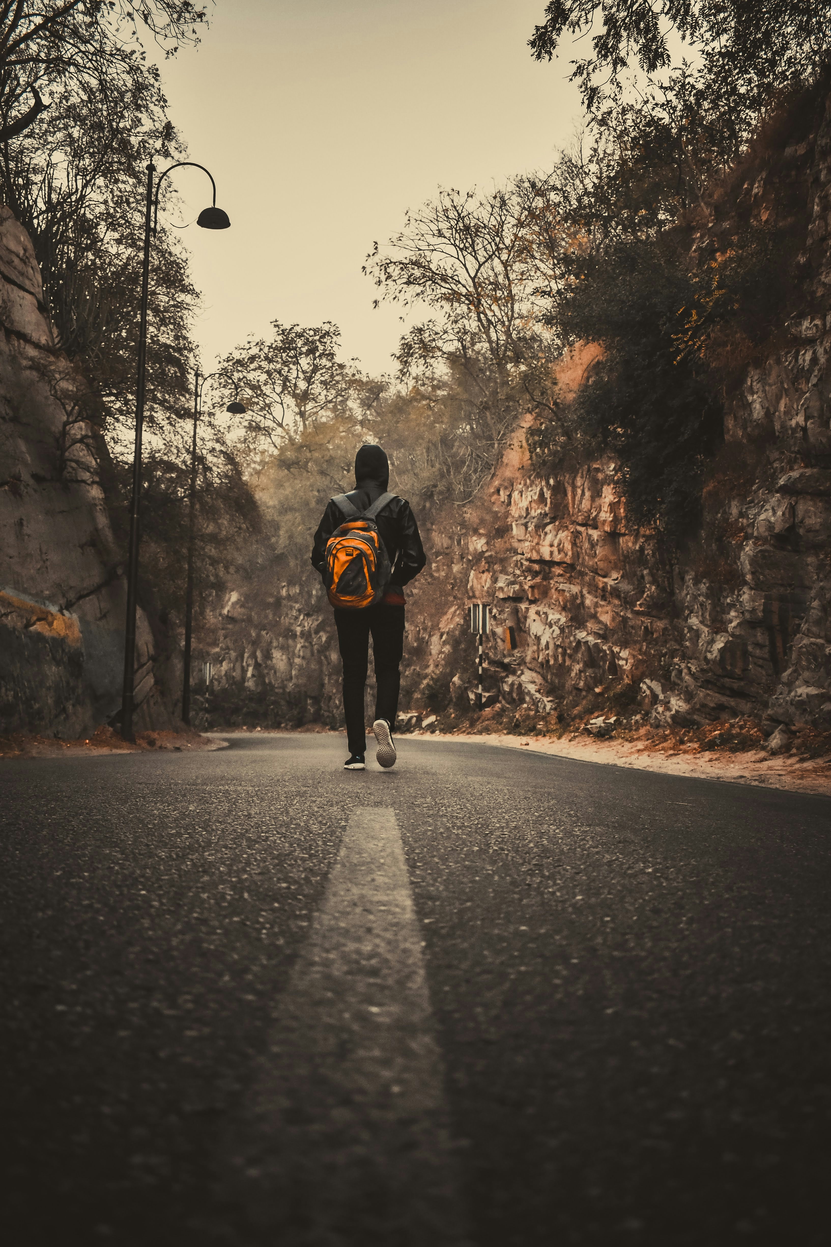 walking a lonley road