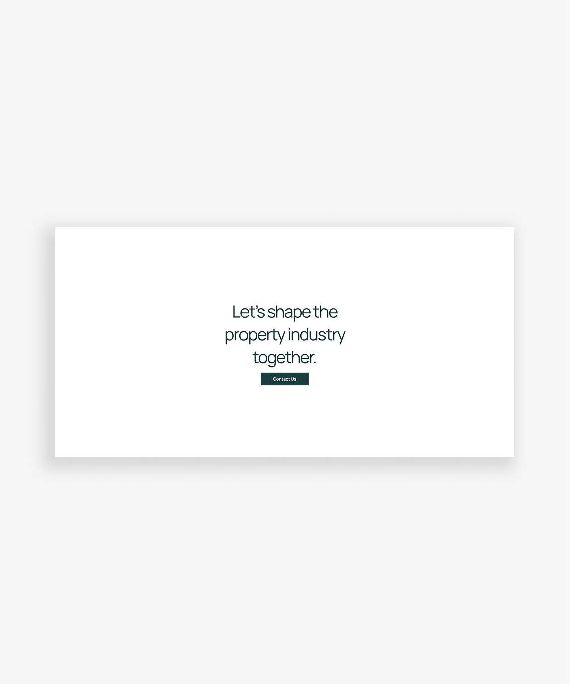Minimal contact section layout with an intuitive and easy-to-navigate design