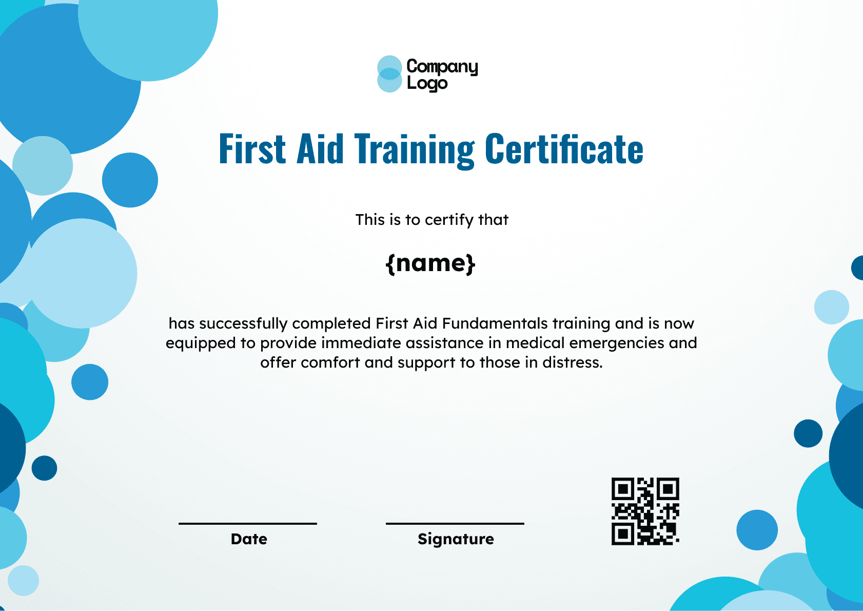 Wauld - Professional and attractive green recognition badge template