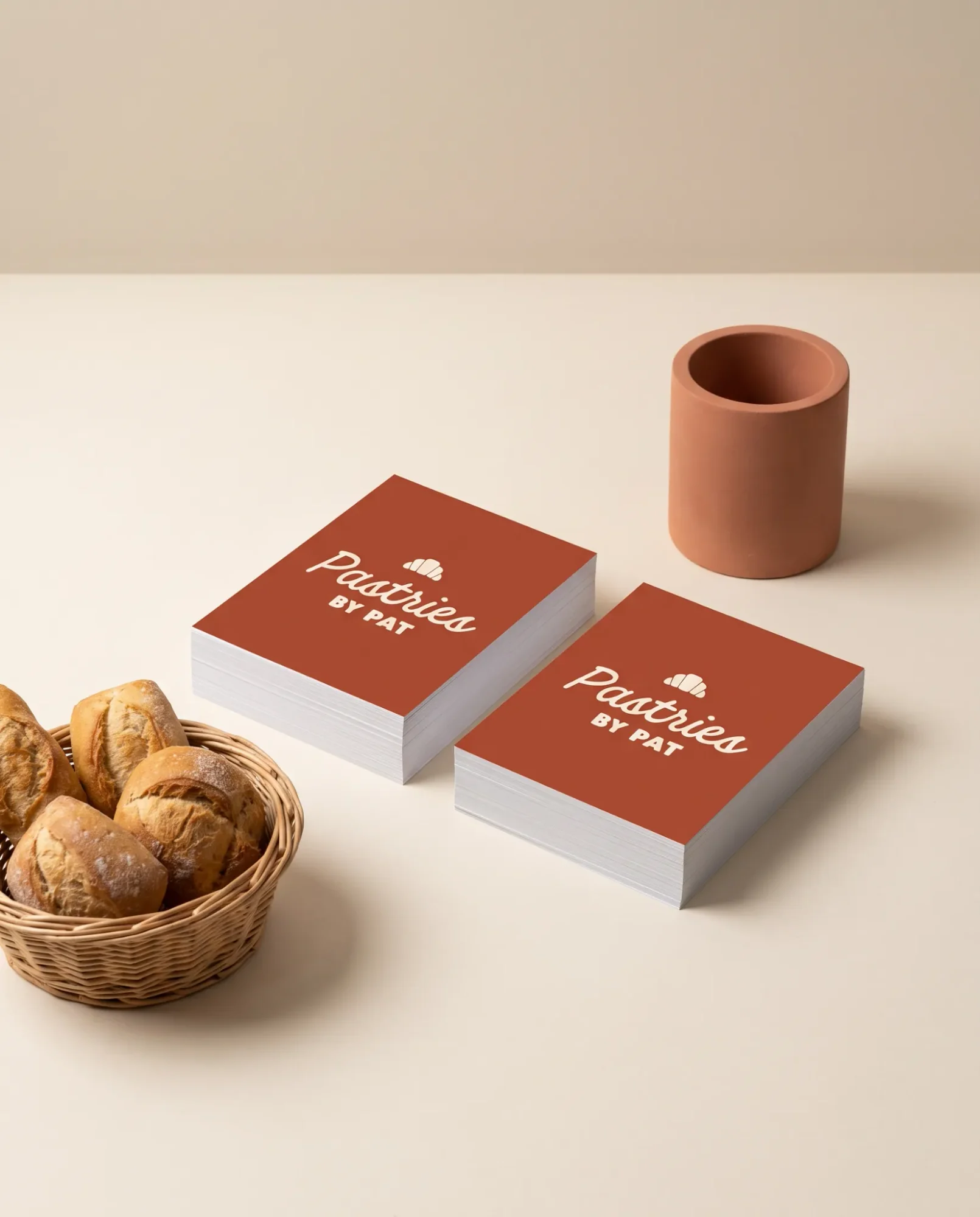 Flyers and pamphlets, branded product shot