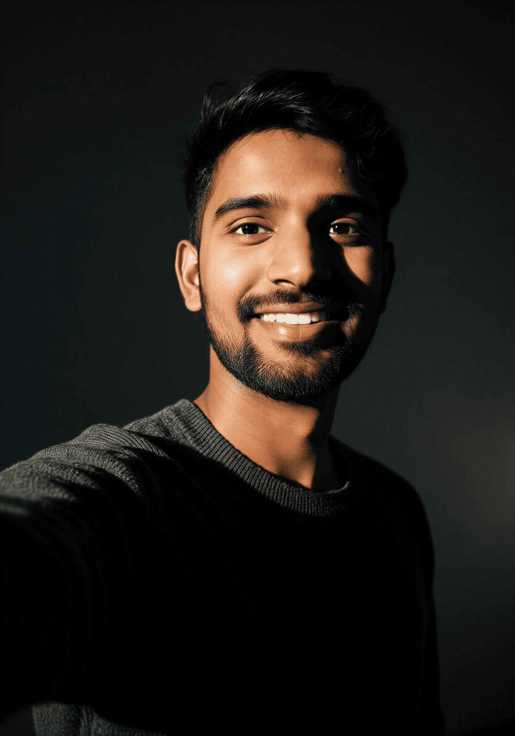 Photo of man smiling
