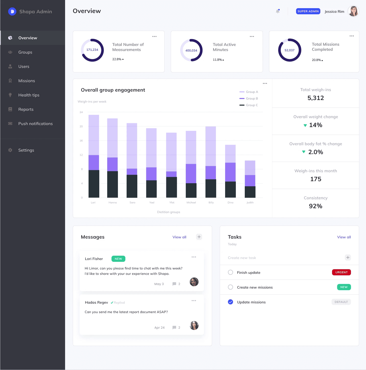 An image of Freelio's project ui