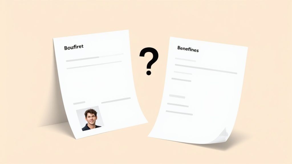 Eine Frau lächelt selbstbewusst in die Kamera, was Professionalität und Zugänglichkeit ausstrahlt.