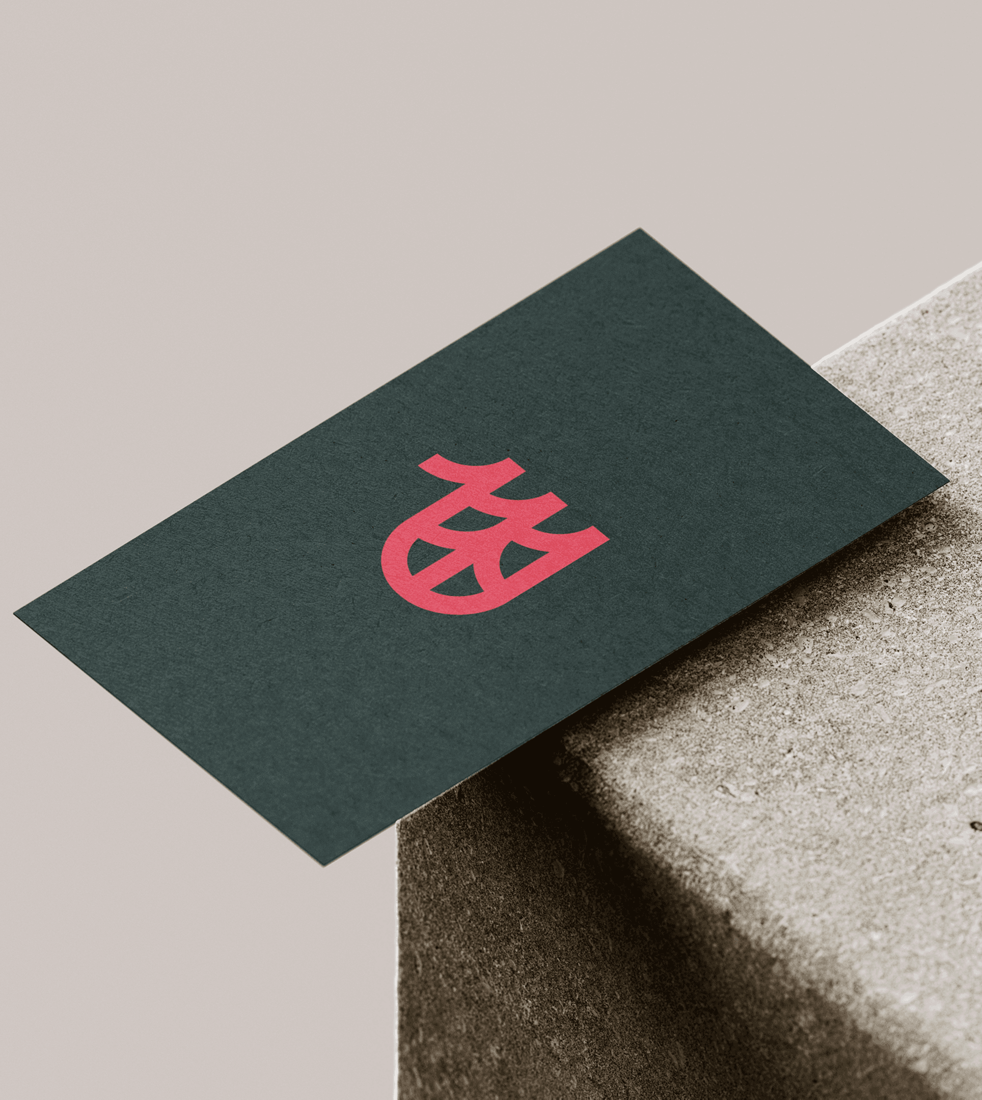 MDB Finance brand identity – Single Rounded Business Card 3 1 visual from the portfolio case study