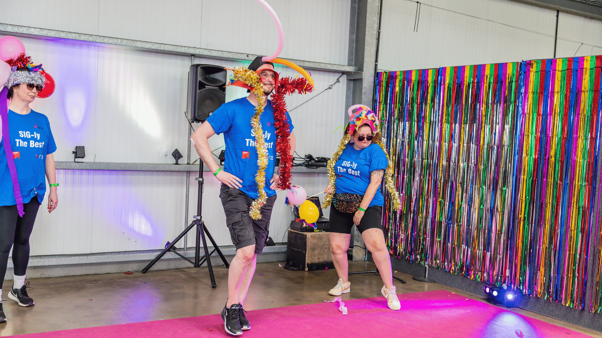 SIG Plc taking on the Catwalk Challenge at The Big Construction Diversity Challenge
