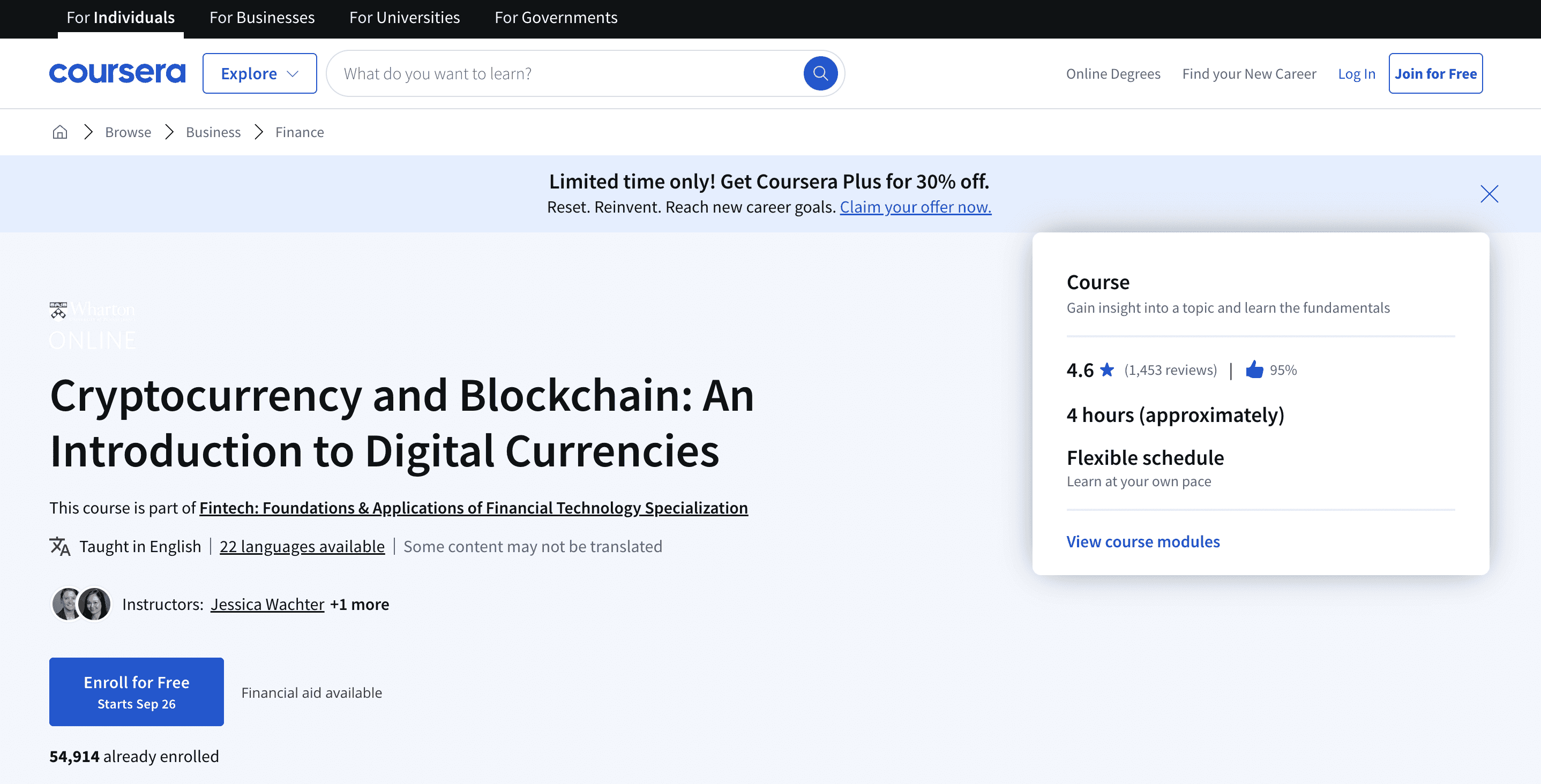 Coursera - Best Crypto Courses 