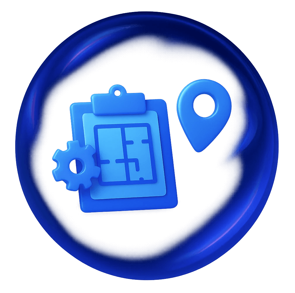 Facilities Management 3D image.