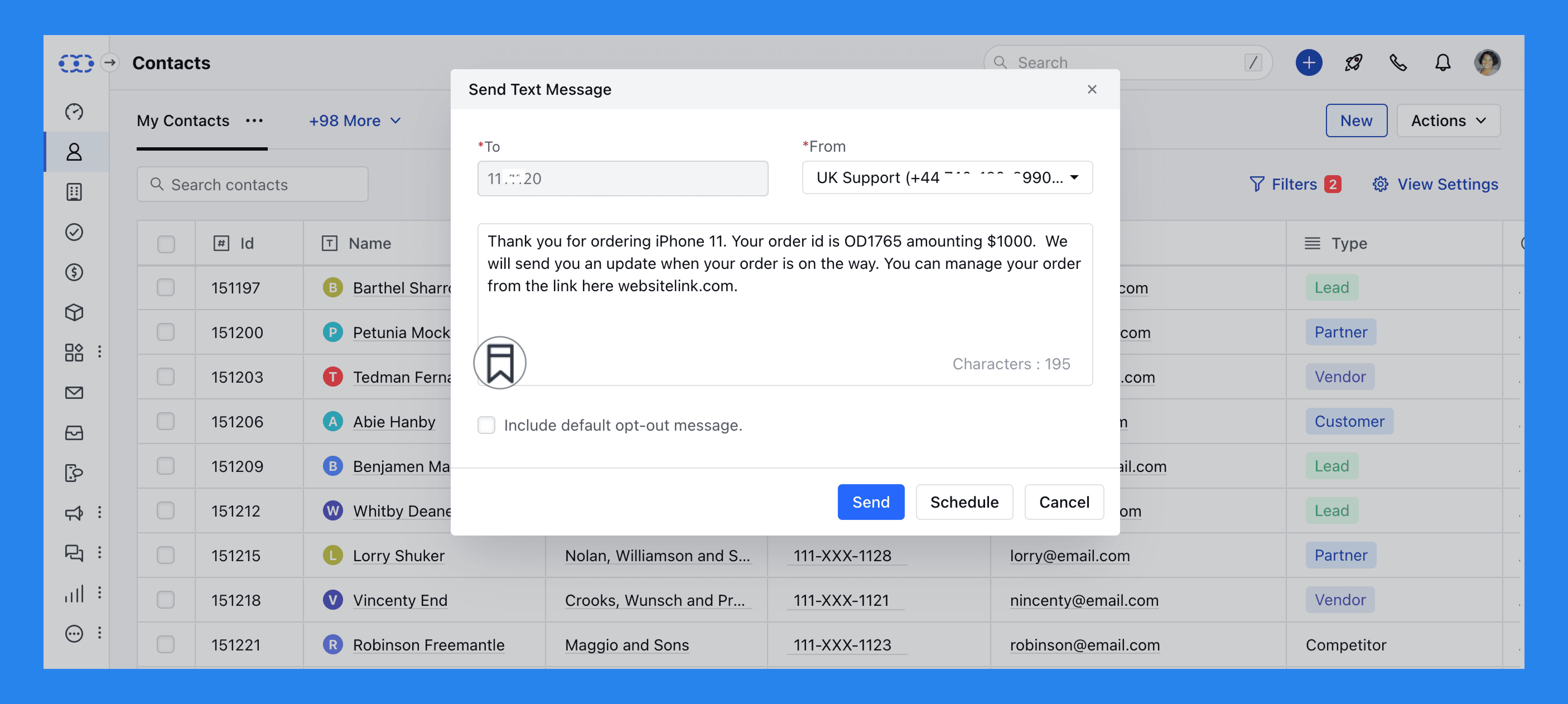 Salesmate’s Key Features: Omnichannel Communication