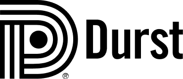 Durst logo with stylized 