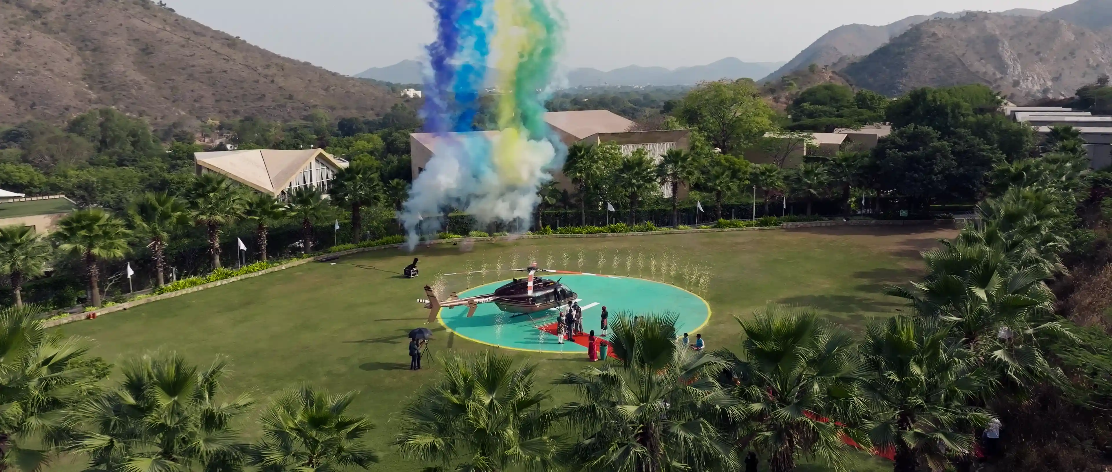 Film still from Taj Aravali Resort, Udaipur — launch film by Tushar Rajpurohit