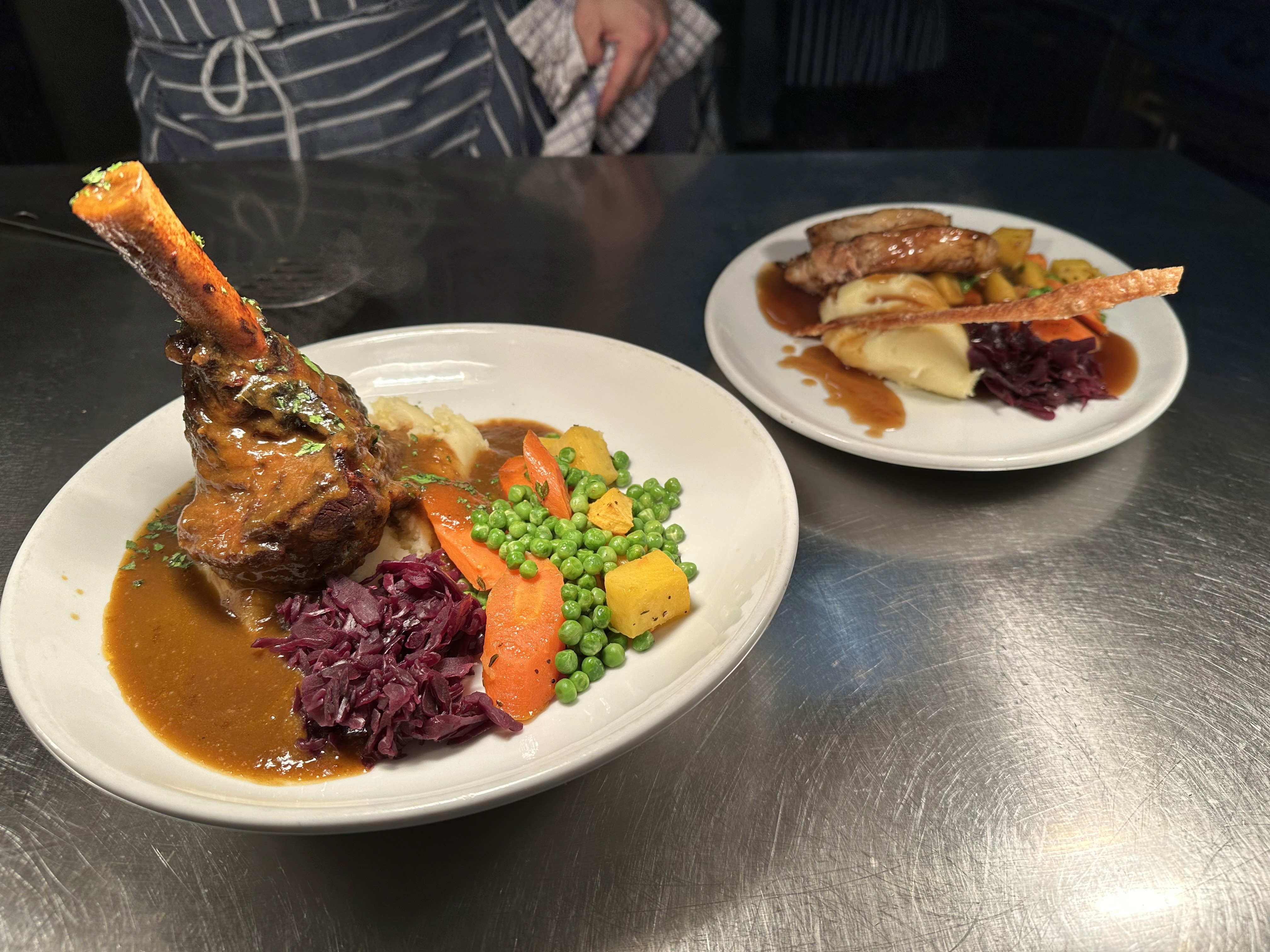 Plated fine dining Sunday Roasts