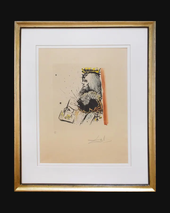 Portrait de Caldéron von Salvador Dalí