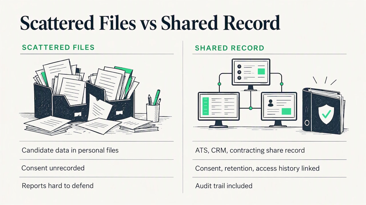 Our perspective: compliance is what makes analytics usable — overview diagram