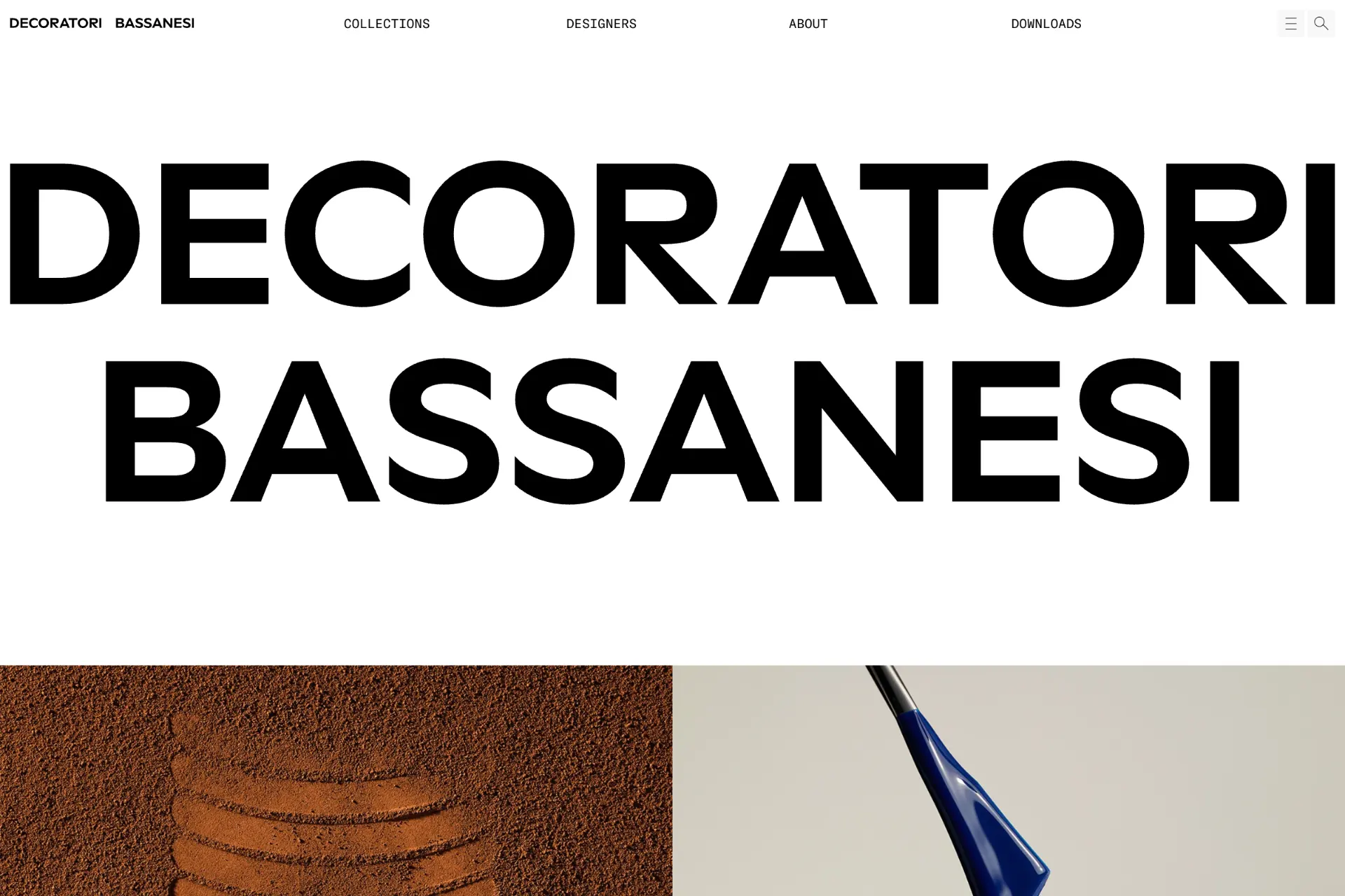 Screenshot of Decoratori Bassanesi website