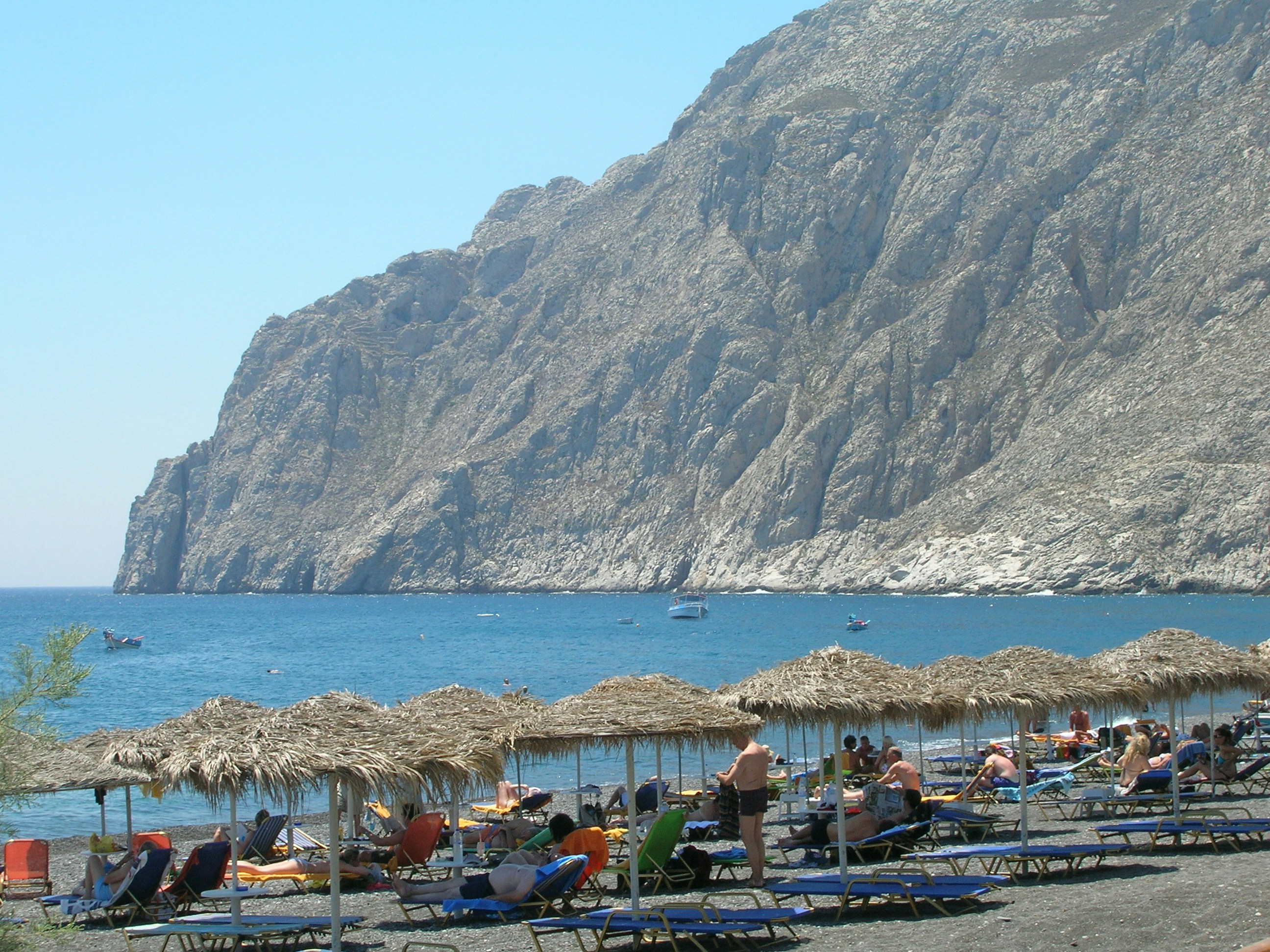 Kamari Beach Santorini