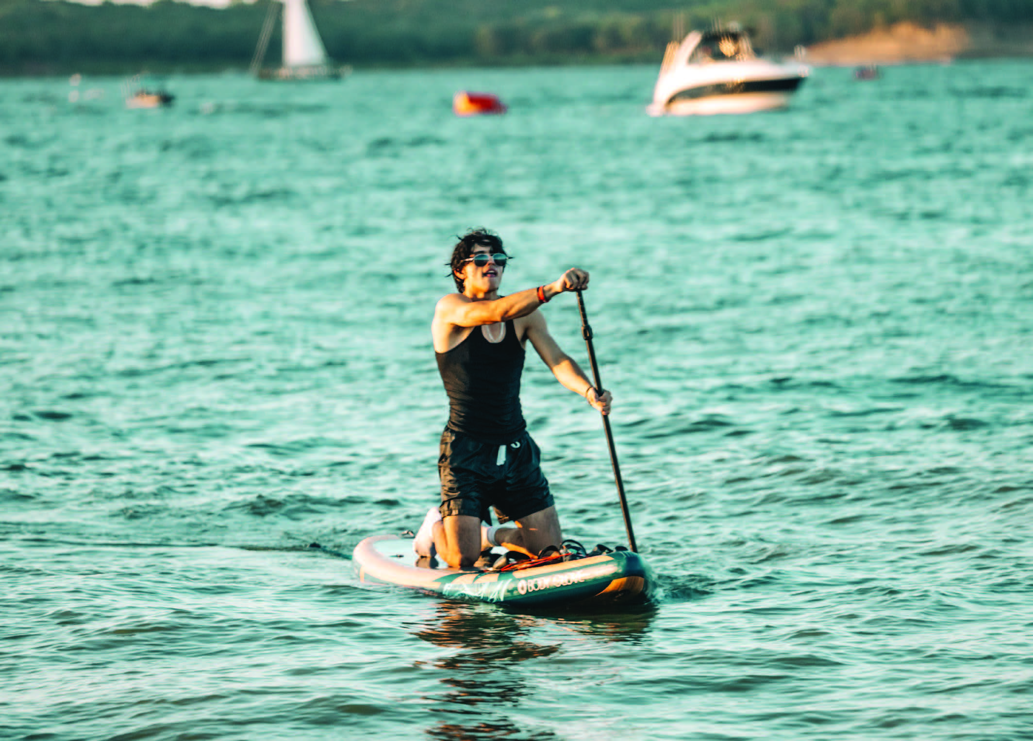 Man on Paddle Board