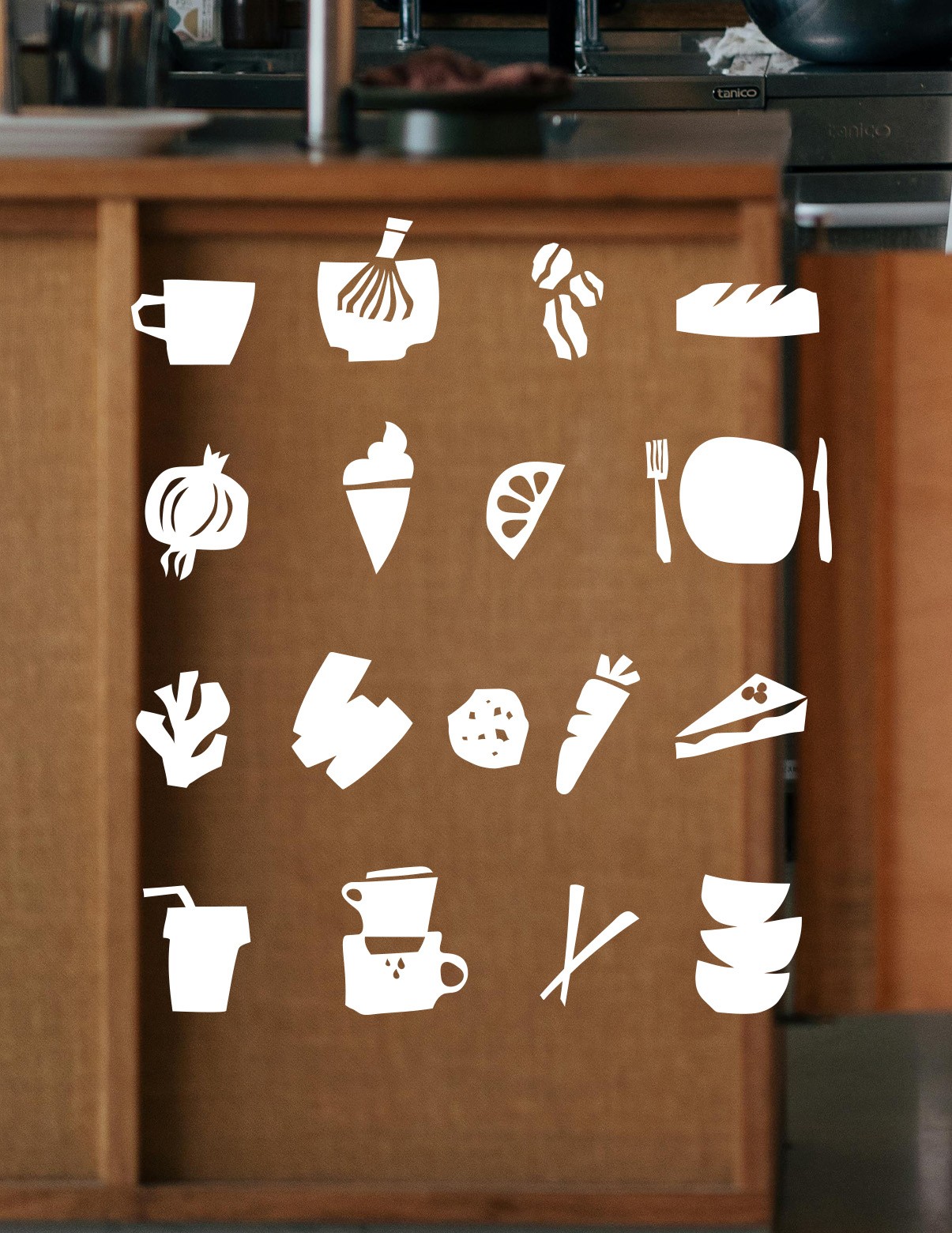 food illustrations for vietnamese restaurant