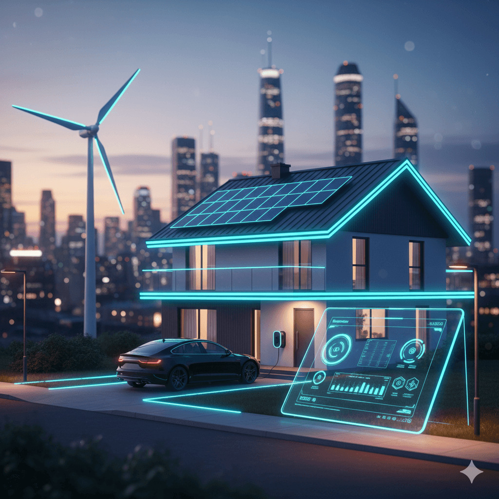 solar panel smart home energy clean tech M3M developmen