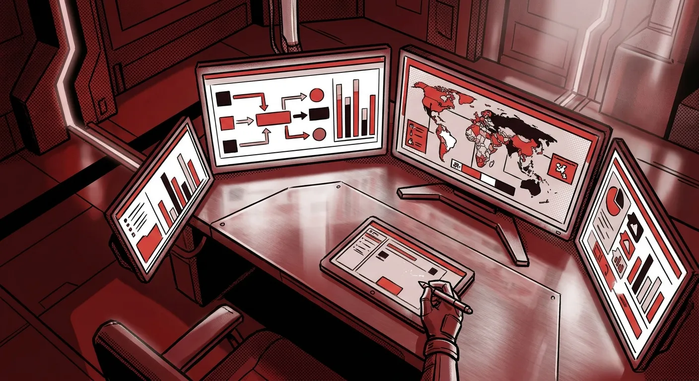 Futuristic digital marketing setup by RockN' Socials Digital Marketing Agency.