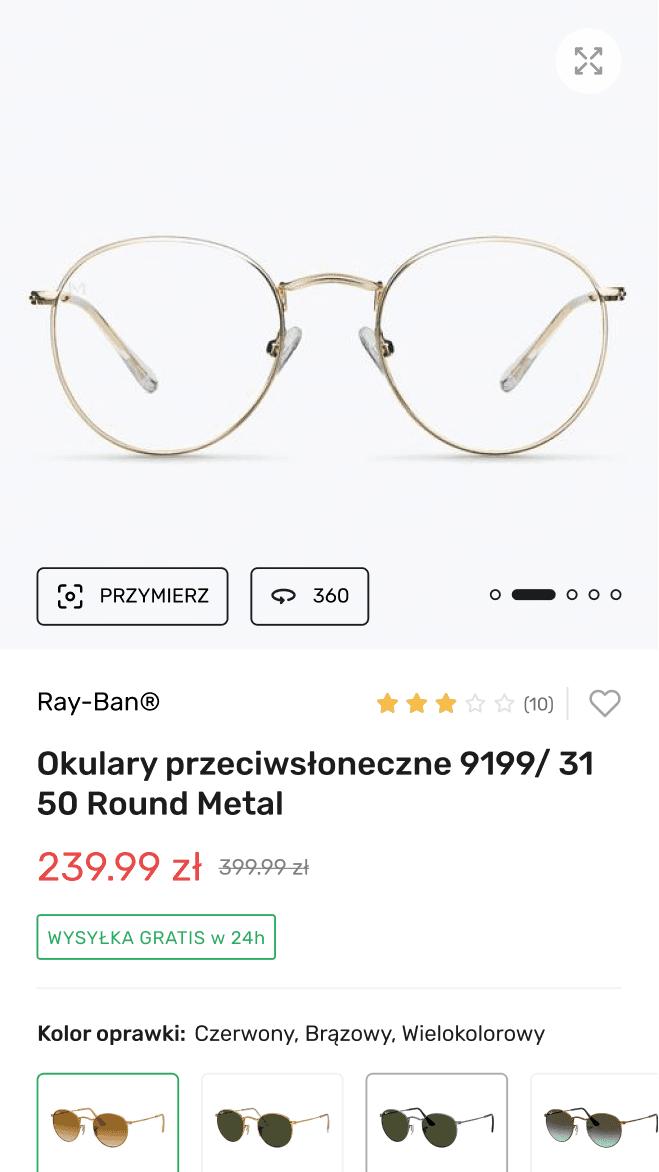 wokularach.pl ecommerce screen by kniec.pl