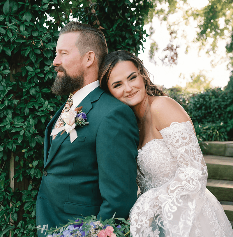 Bride and groom at The Venue at Murphy Lane