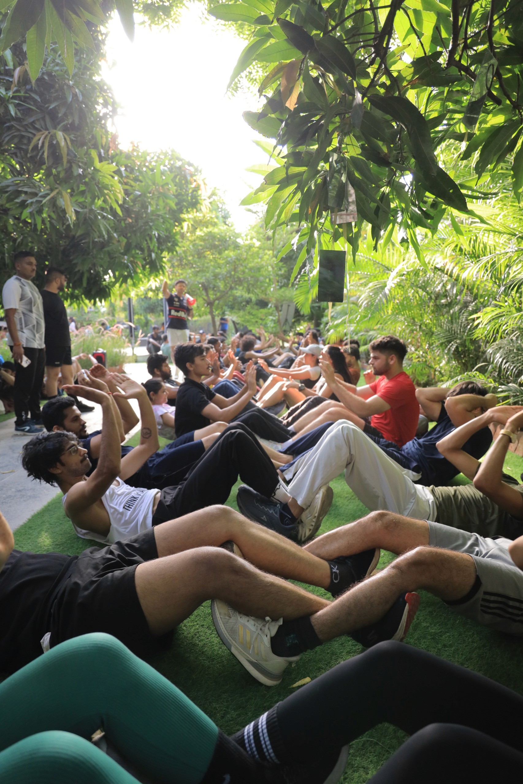 A person on a mountain