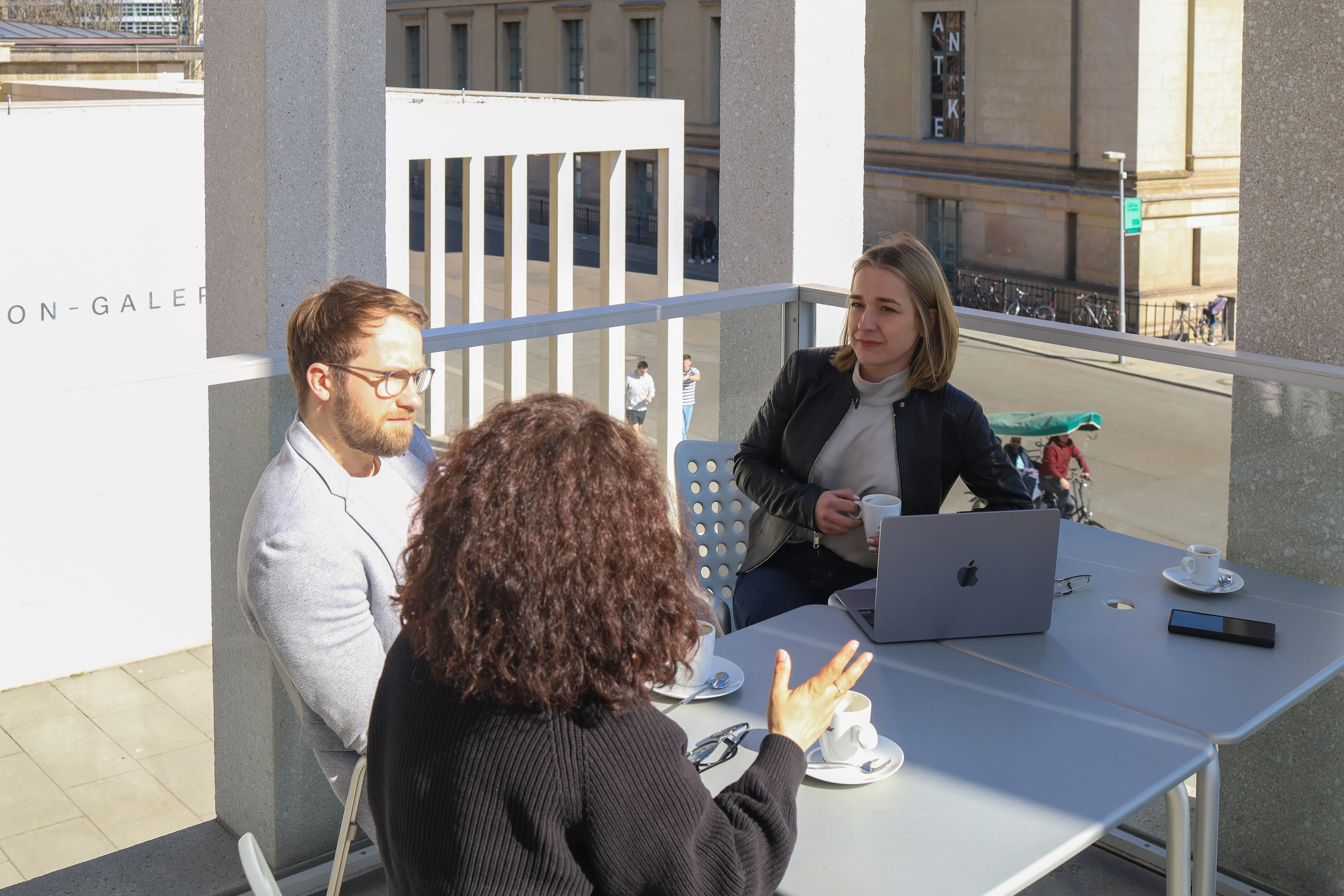 Career coach and client in a consultation session discussing coaching options