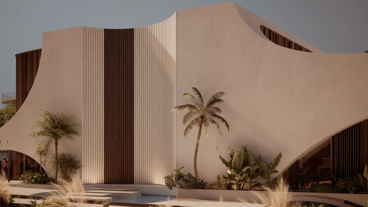 Architect's render of Palm Wellness, Alimos