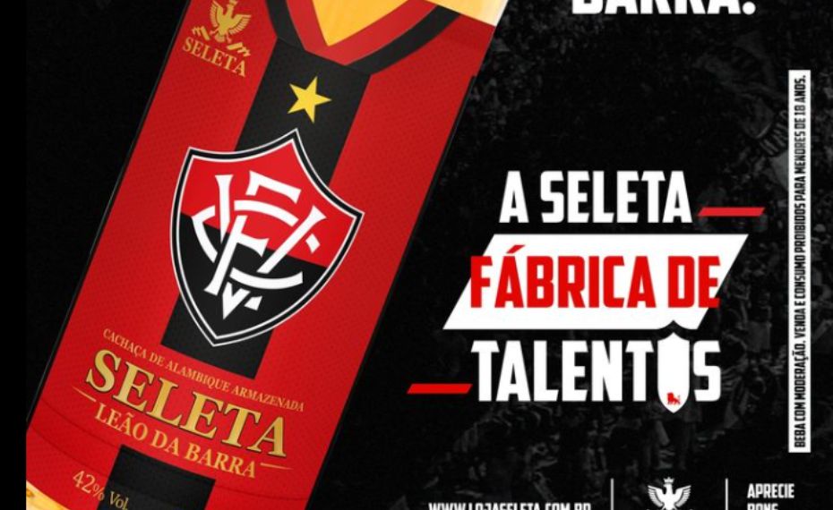 Seleta homenageia Esporte Clube Vitória com cachaça “Leão da Barra”